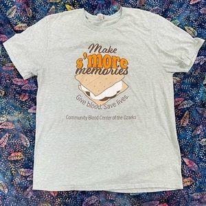 Make S’more Memories Ozarks blood drive s S'Mores  T-Shirt unisex Size XL